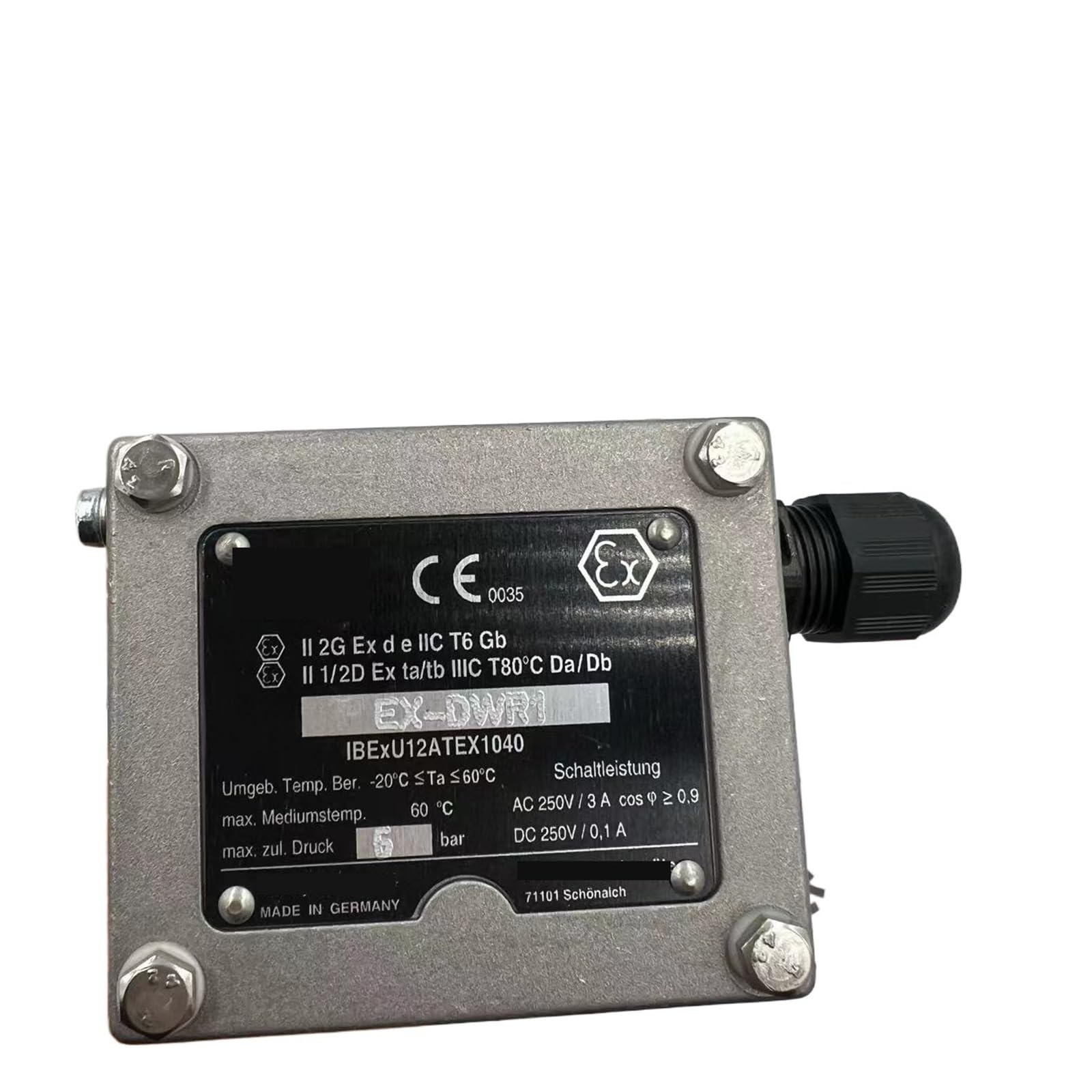 Presostato EX-DWR1 Sensor de presión