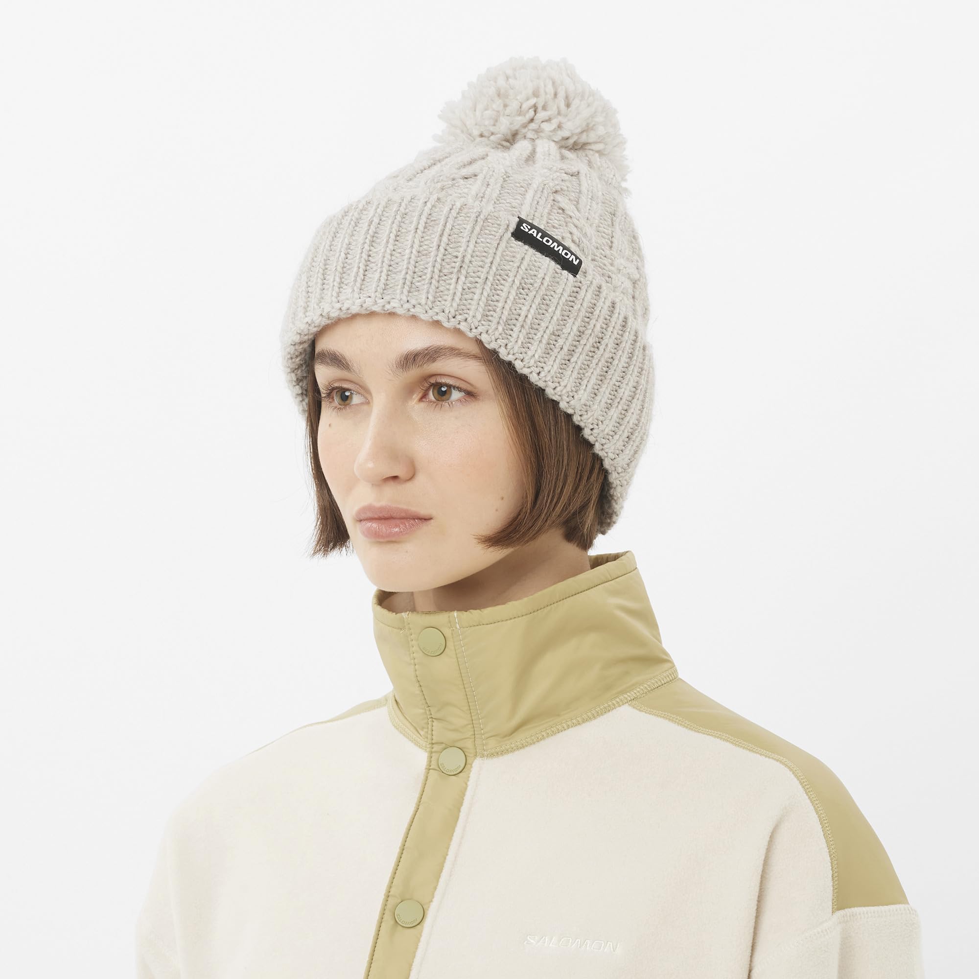 Salomon Ivy Beanie, Bonnet Chaud pour randonnée, Trail Running et Sports Outdoor pour Unisexe