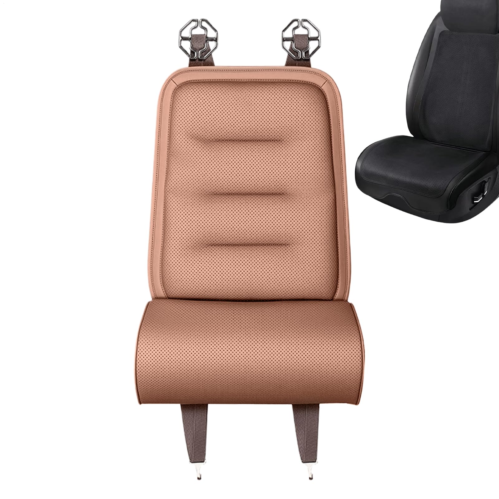 Coussin de siège auto respirant et ajustable avec extension d'assise ergonomique