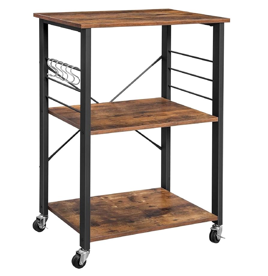 Amazon.co.jp : VASAGLE レンジボード キッチンラック レンジ