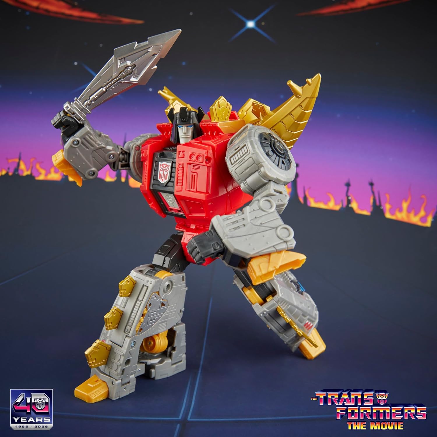 Transformers Studio Series The The Movie Dinobot Snarl, Leader Class 8-Inch Converting Action Figure, Robot Toys for Ages 8+