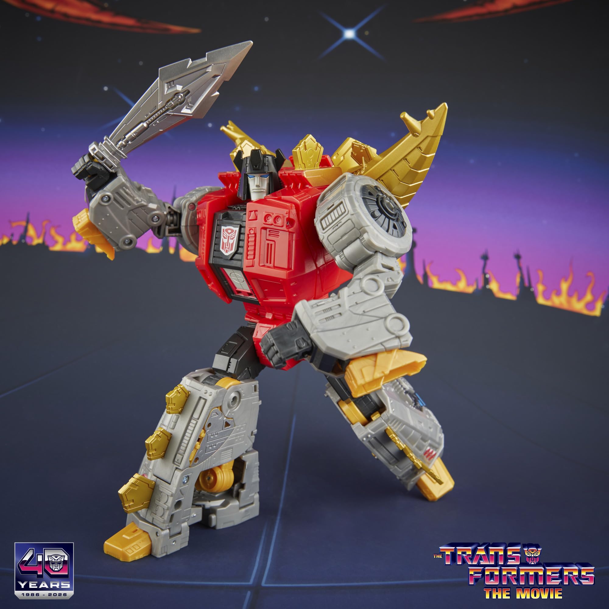 Dinobot Snarl klasy Leader z kolekcji Transformers Studio Series z filmu "The Transformers: The Movie", 20-centymetrowa przekształcająca się figurka, zabawkowe roboty dla dzieci w wieku od 8 lat | Transformers Studio Series 20.3 cm figurka klasy lidera (2