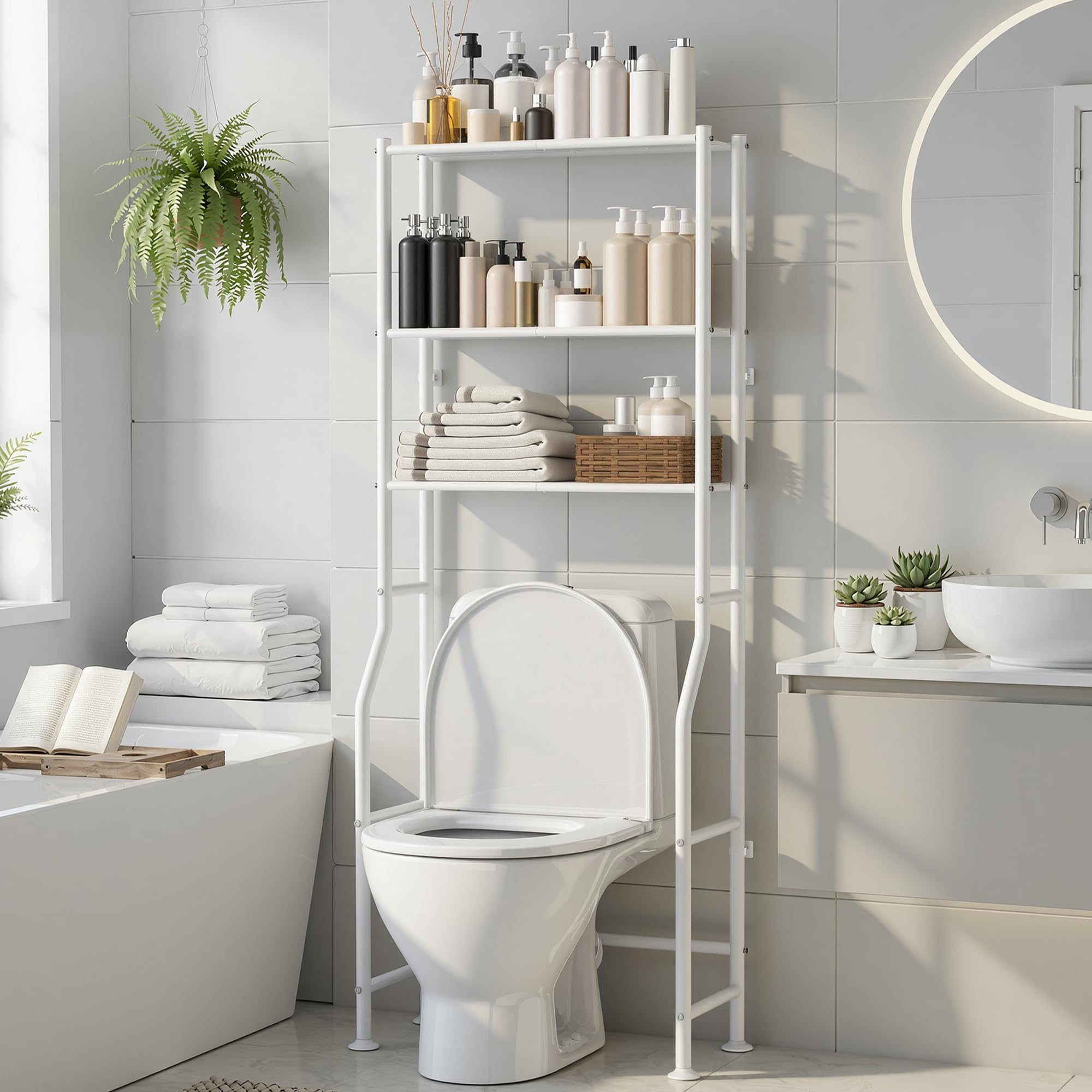 ASCENREST 3-Tier Over The Toilet Storage - bathroom furniture | Mubboo