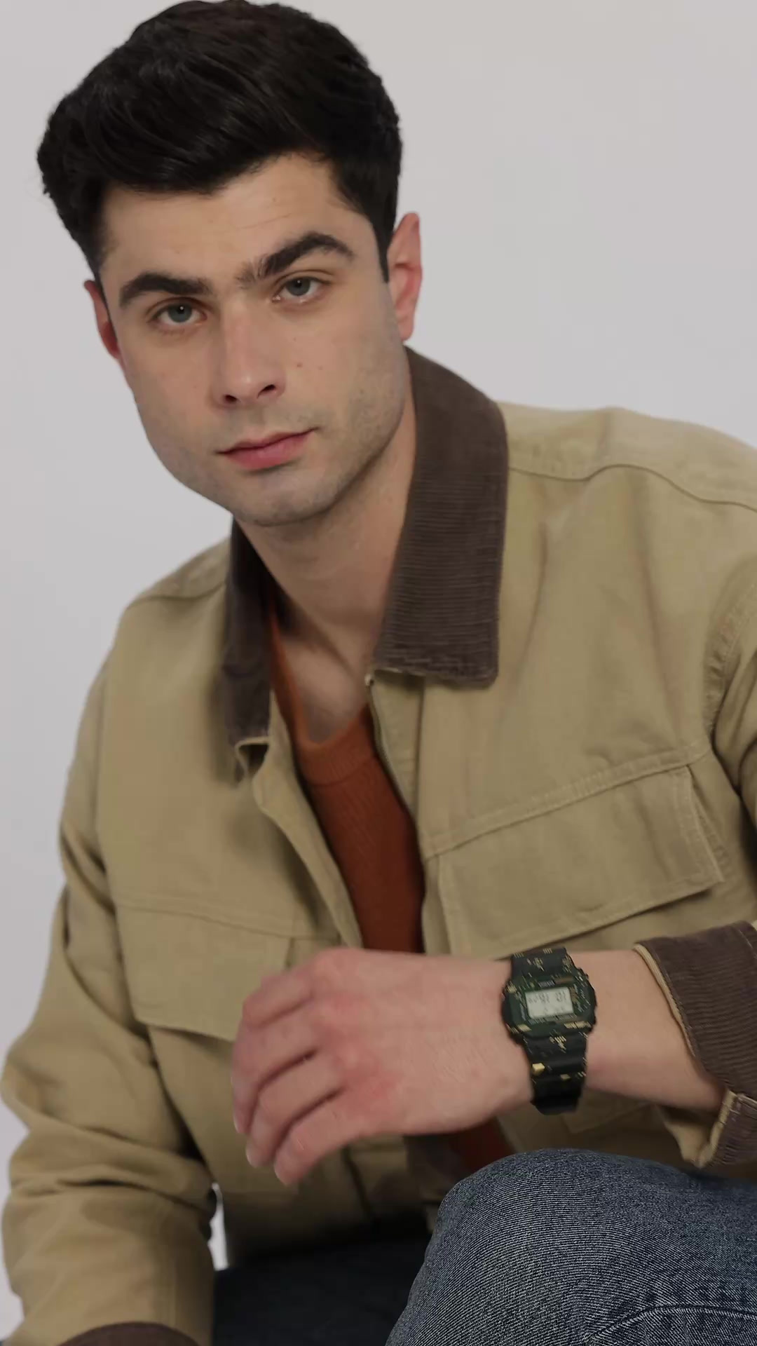 その他 CASIO DEEP JUNGLE CG-42 Casio G Shock Carbon Core Guard Digital Green Dial Men Watch - DWE