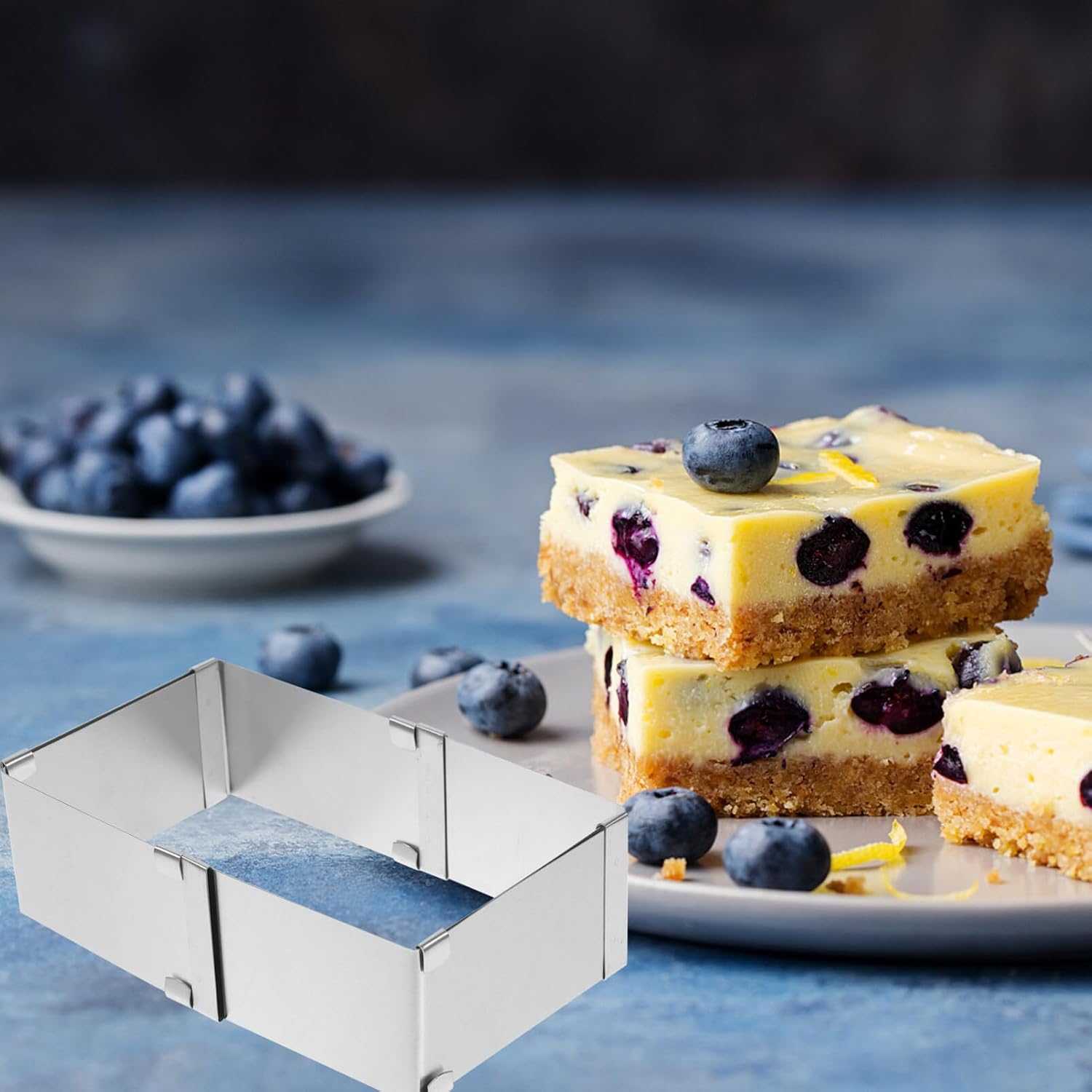 Square Cutter Cookies Square Mousse Ring mousse mould Cake Baking Stainless Steel Dessert Ring Pastry Mould for Home biscuit cookie cutter Baking Dessert