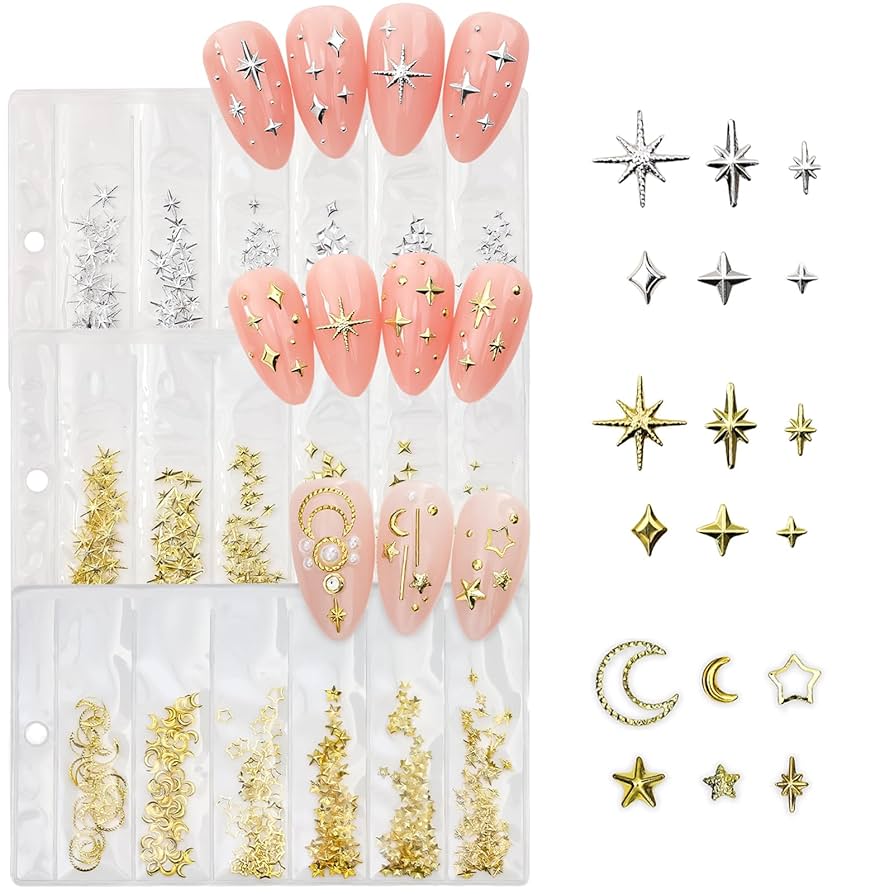 Leoネイルパーツ①②④⑥ Leoネイルパーツ①②④⑥ putikadenichiba_nailparts3set
