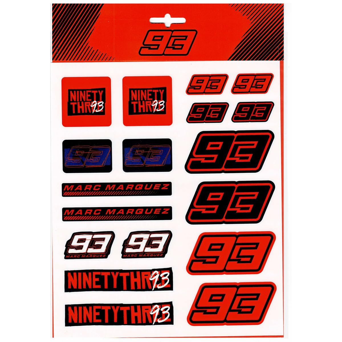 Amazon.co.jp: MOTO GP マルク マルケス MM93 公式 ビック ステッカー