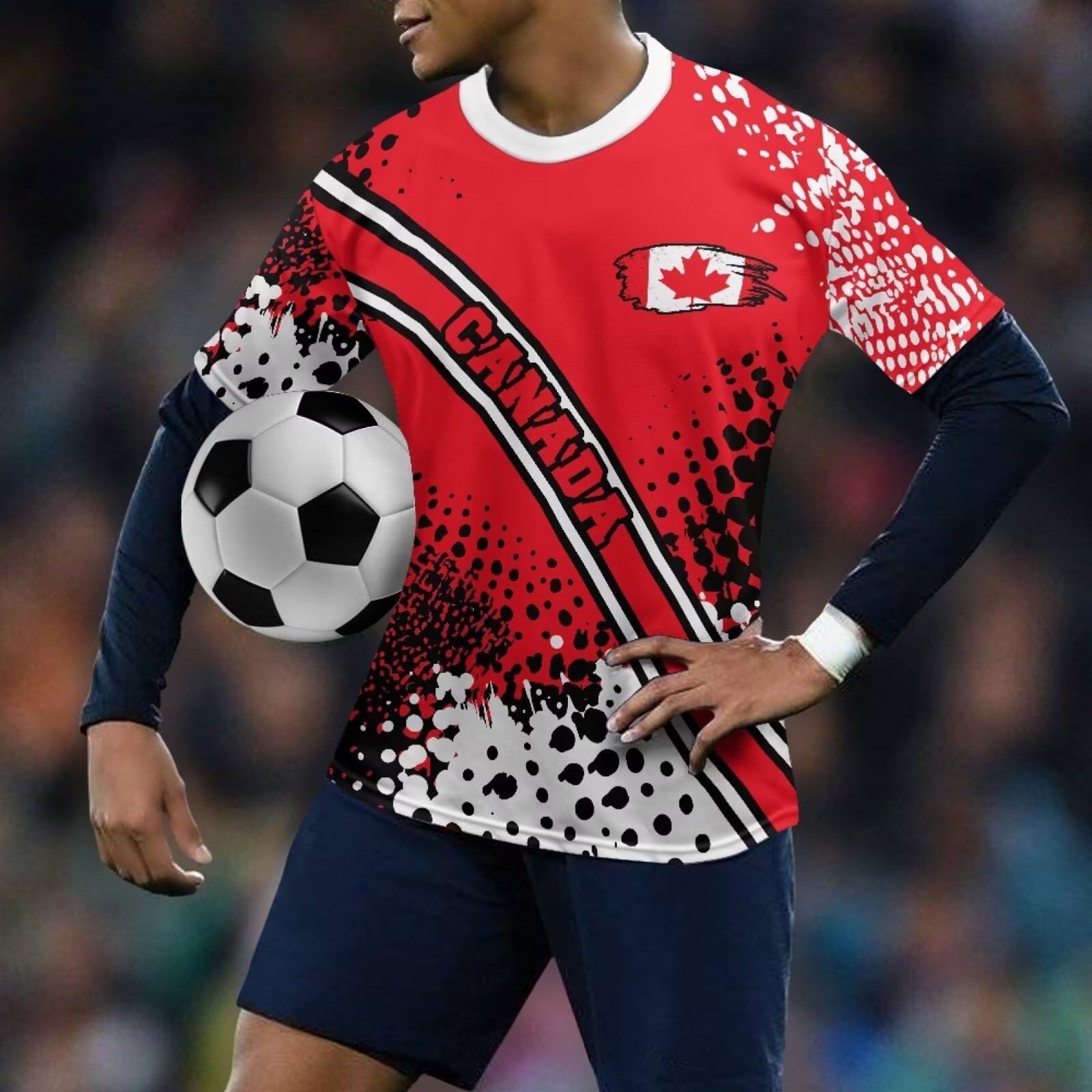 2026 World Cup Soccer Jersey for Men Short Sleeve Jersey for Men Breathable Team Jerseys for Soccer Fan Sports Top - 3