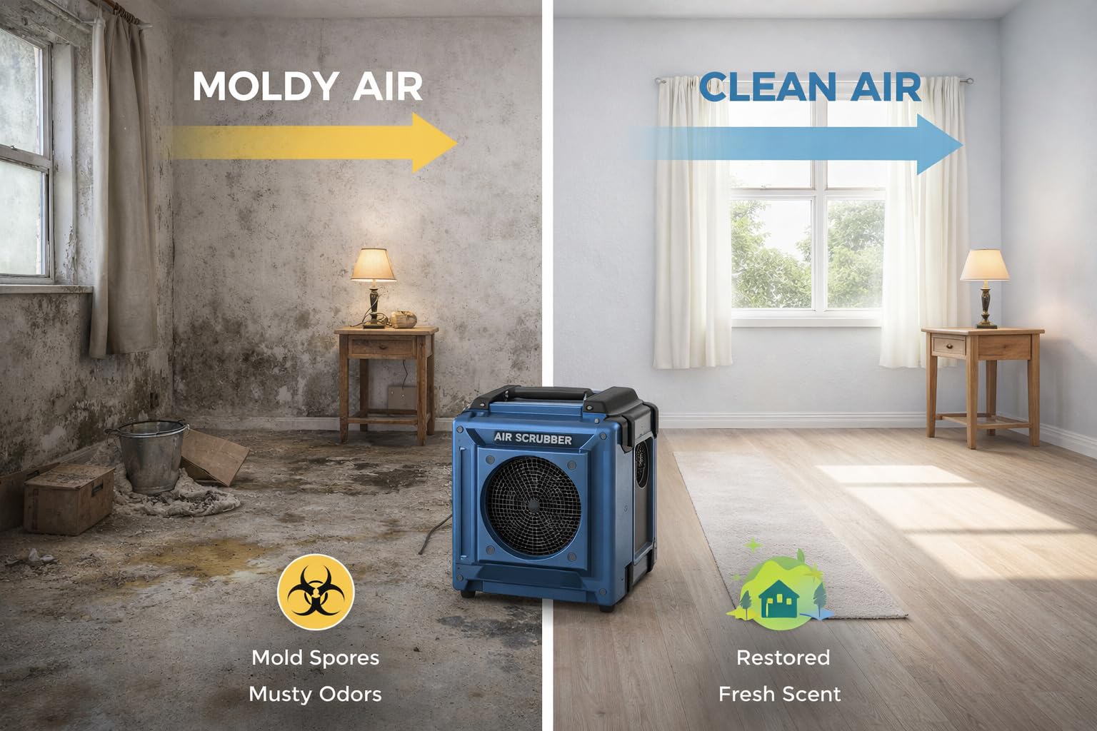Filtro HEPA compatible con Xpower Pro Clean X-2480A y X-2580 Mini Air Scrubbers, filtro de repuesto premium