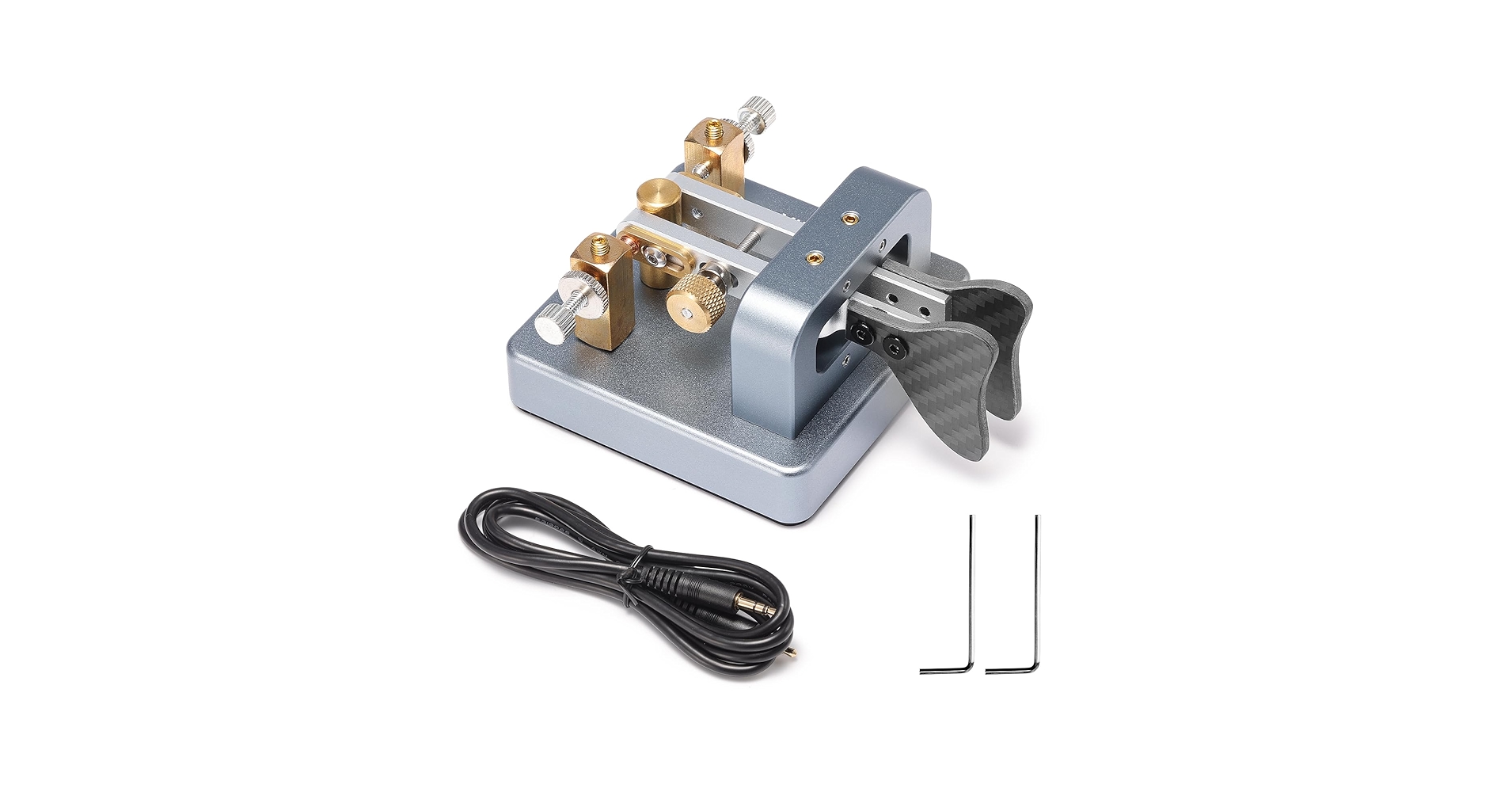 AKOmahページ Amazon.com: XIEGU VK-6 Iambic CW Morse Code Key, Dual Paddle