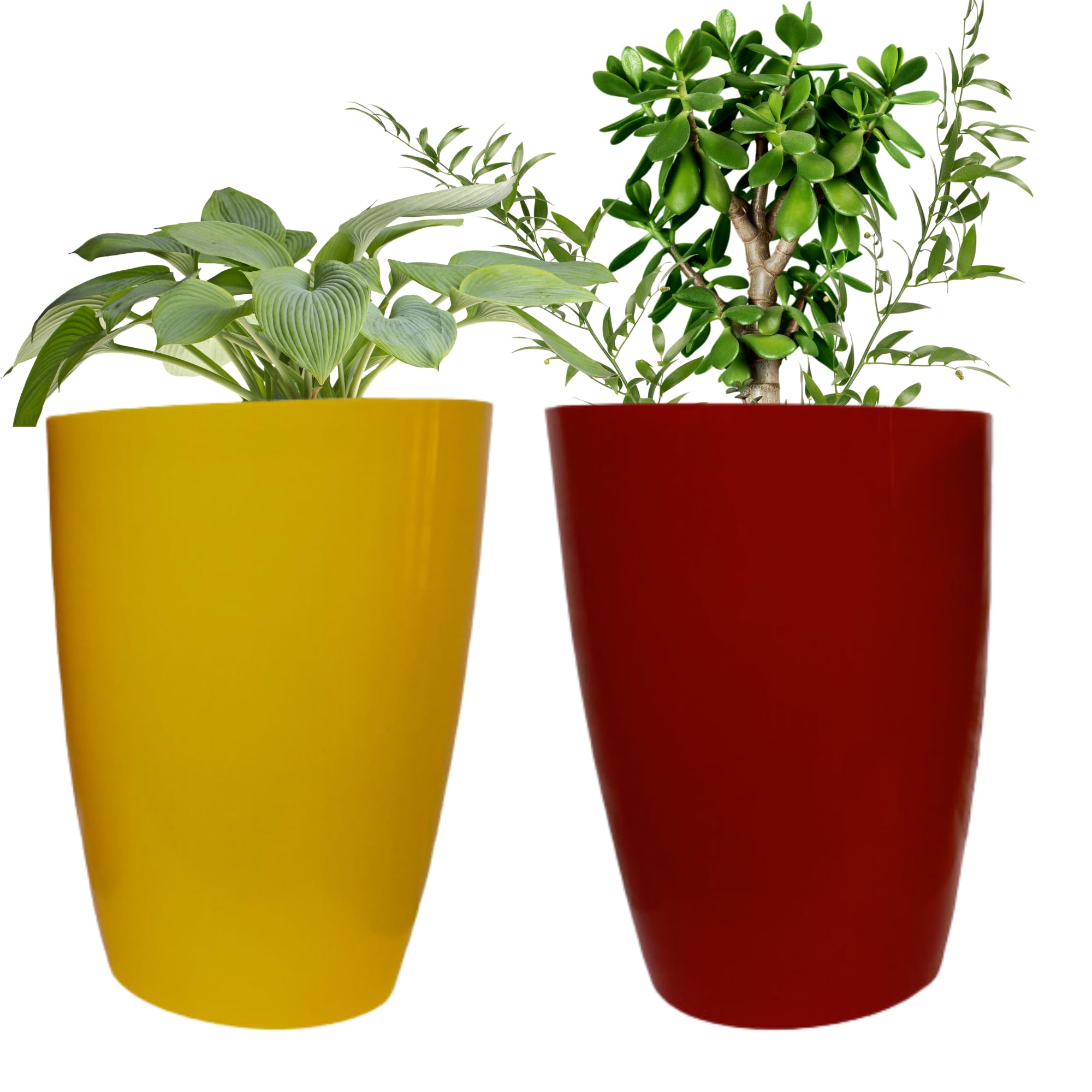 MUDDSTYLES Plastic Tower Pot 14 inch Flower Pots for Home Office Garden Balcony Plant Container Set (Multicolor) (B0C9MRRYQ1) Amazon Price History, Amazon Price Tracker