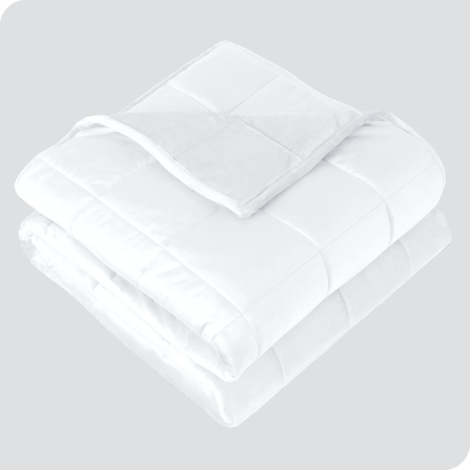 Bare Home Weighted Blanket King Size 25lb (80" x 87") for