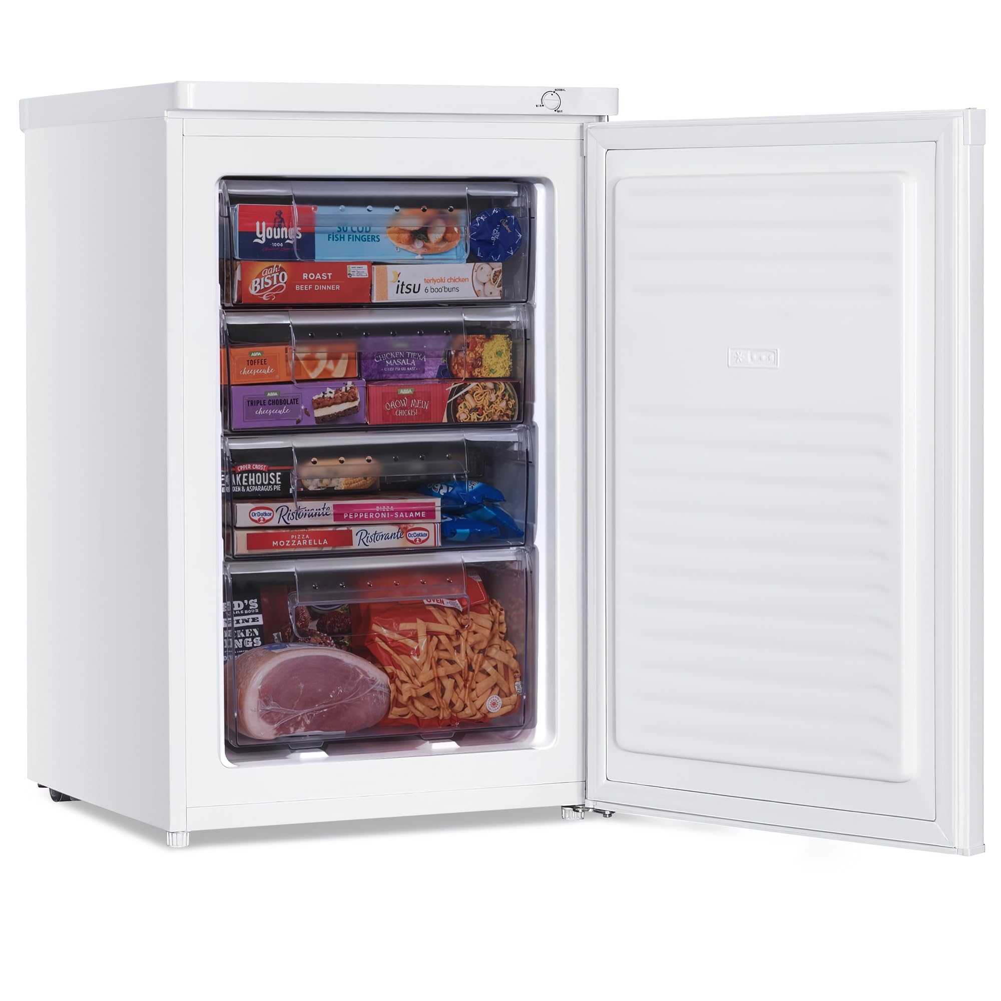 Teknix UCFFH48W - White Under Counter Fridge Freezer- Garage Safe - View #9
