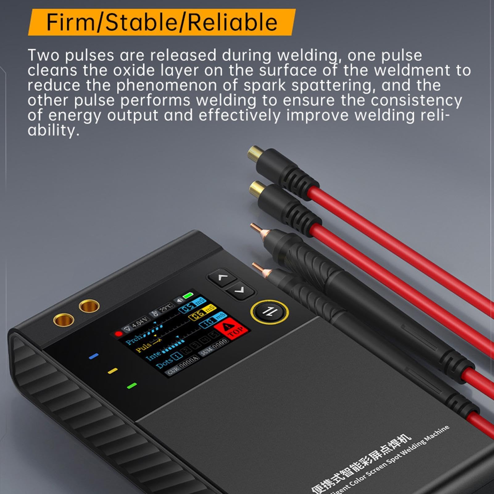 Soldador Por Puntos Máquina Soldadora De Puntos Portátil Herramienta Para | Máquina De Soldadura Por Puntos Portátil Con Pantalla LCD Incluida Mini Equipo De Soldadura Manual Para Jo