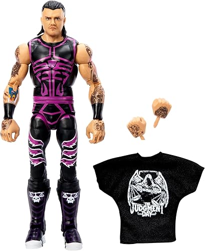 Miniatura 3 de Dominik Mysterio - Figura de acción de lucha libre de juguete WWE Elite 105