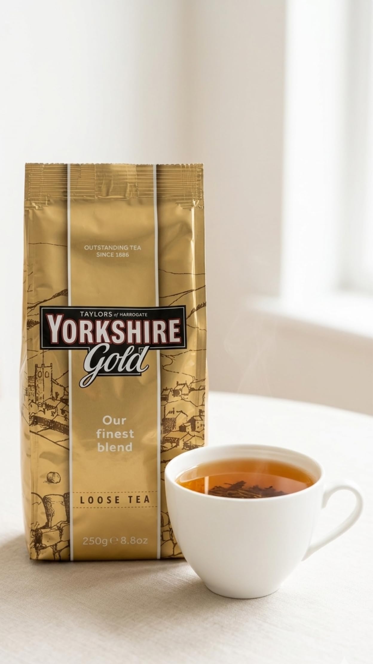 Yorkshire Gold 250g 80ティーバッグ×3個セット Amazon.com : Bundle of 3 - Taylors of Harrogate Yorkshire Gold 80