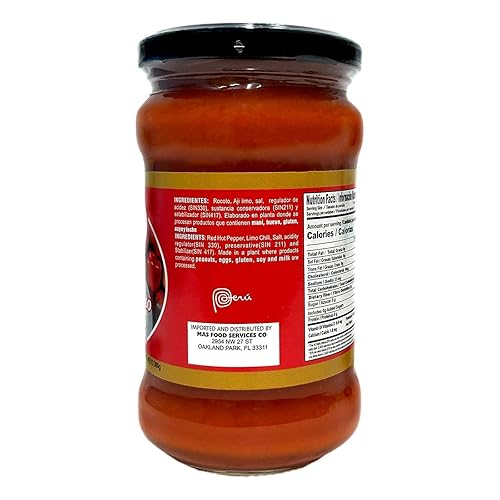 Miniatura 4 de Peru Chef Salsa de Rocoto con Aji Limo/Pimiento Rojo Picante con Chile Limusina 10.5oz