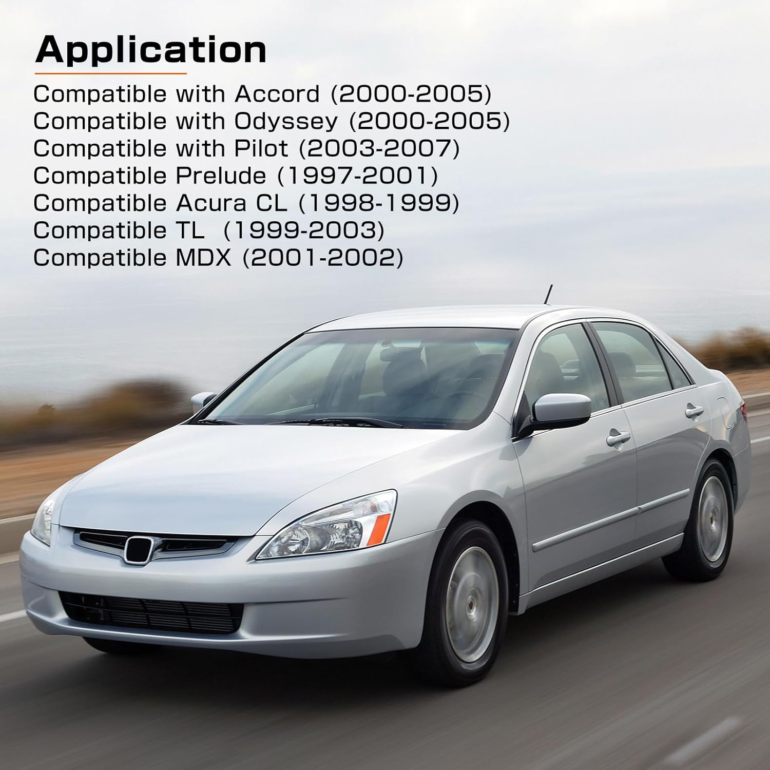 BHB Transmission Solenoid Kit Compatible with Honda Accord Acura Odyssey Pilot TL CL MDX Replace 28250-P6H-024 28250-P7W-003 28400-P6H-013 28500-P6H-013 28600-RKE-004 28610-RKE-004