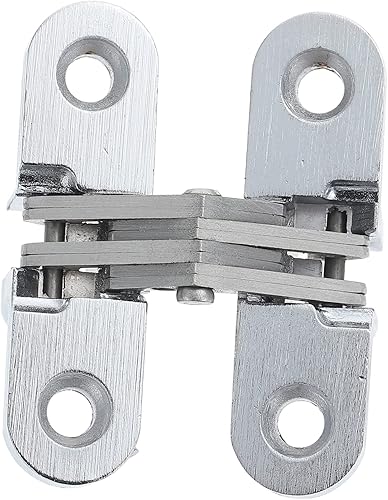 Angoily Armario Blush Puerta Bisagra Oculta Puerta Invisible Bisagras de cocina Bisagras de metal variable Bisagra oculta Gabinete Ajustable Hogar