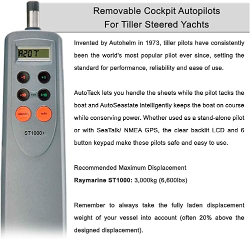 Miniatura 4 de Raymarine St1000+ Piloto de timón de 3.3 toneladas