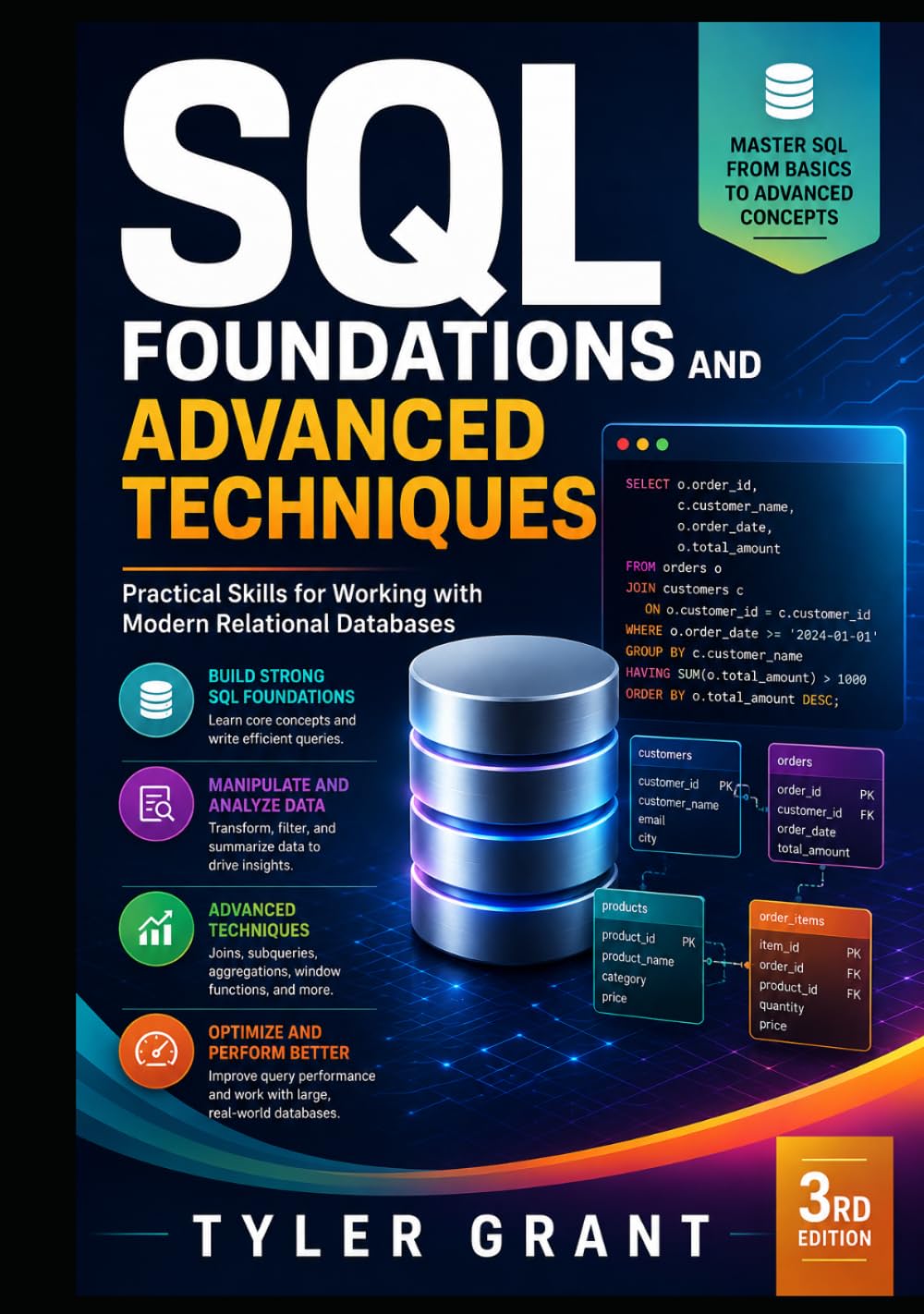 SQL Foundations and Advanced Techniques: Practical Skills for Working with Modern Relational Databases