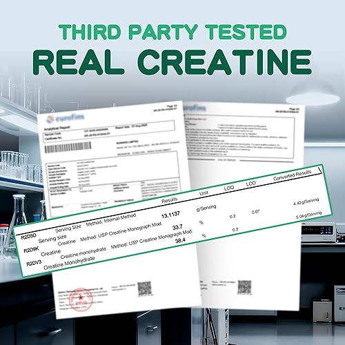 Miniatura 2 de Gomitas de monohidrato de creatina de 5000 mg para hombres y mujeres, para fortalecer y desarrollar músculo, aumentar la energía y preentrenamiento