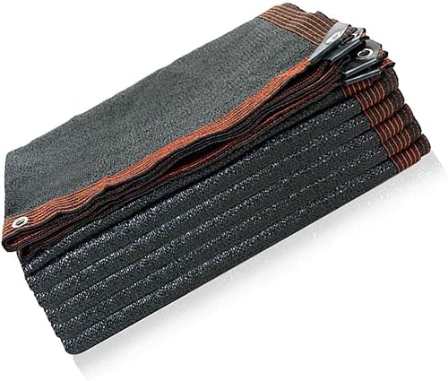 XYXH Filet D'ombrage Noir 9x10m, Filet Protection Solaire Serre, Toile D'ombrage