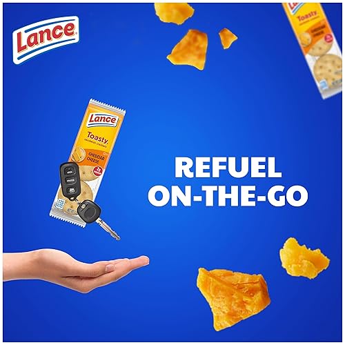 Vista 41 de Lance Galletas sándwich, mantequilla de maní ToastChee, 20 paquetes envueltos individualmente, 6 sándwiches cada uno