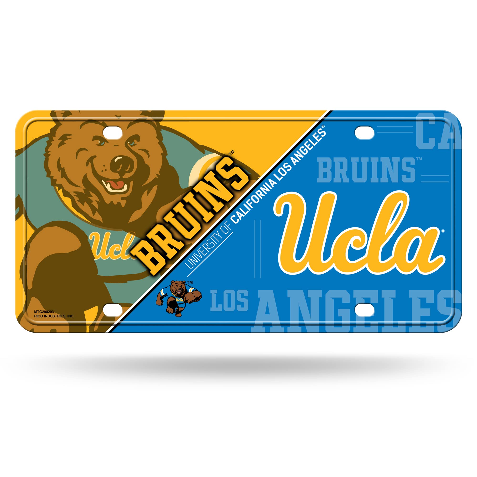 Rico Industries NCAA UCLA Bruins Metal License Plate Tag