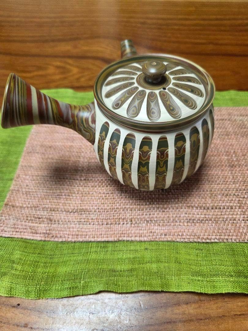 常滑焼　火襷急須　四代伊奈長三　造 常滑焼 火襷急須 四代伊奈長三 造 Yahoo!オークション -「伊奈長