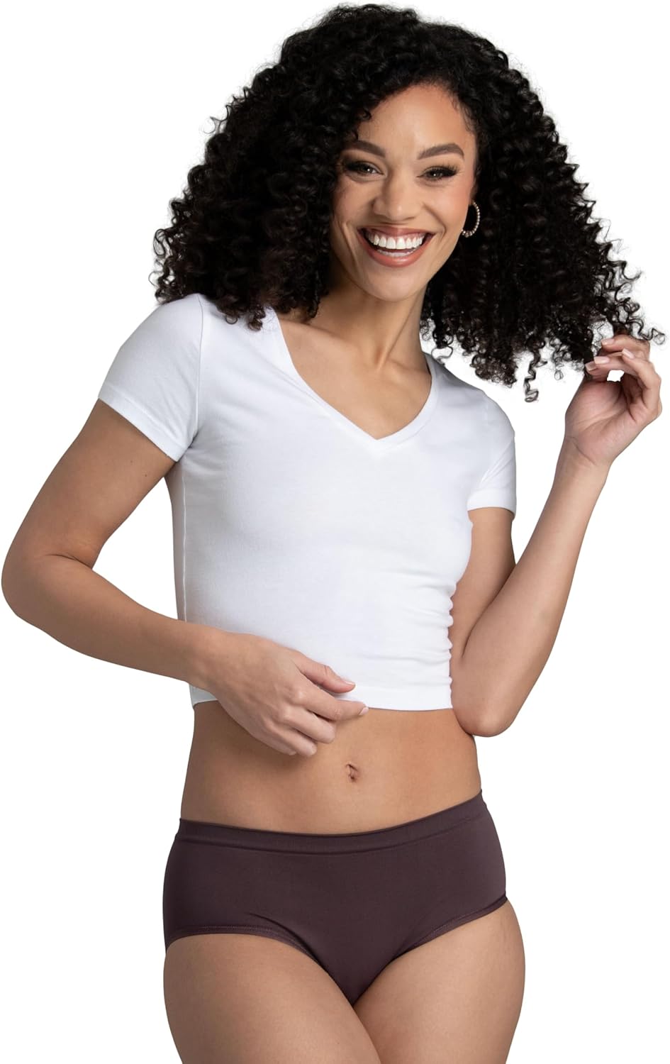 Fruit of the Loom Women's No Show Seamless Underwear, Amazing Stretch & No Panty Lines, Available in Plus Size - Image 5