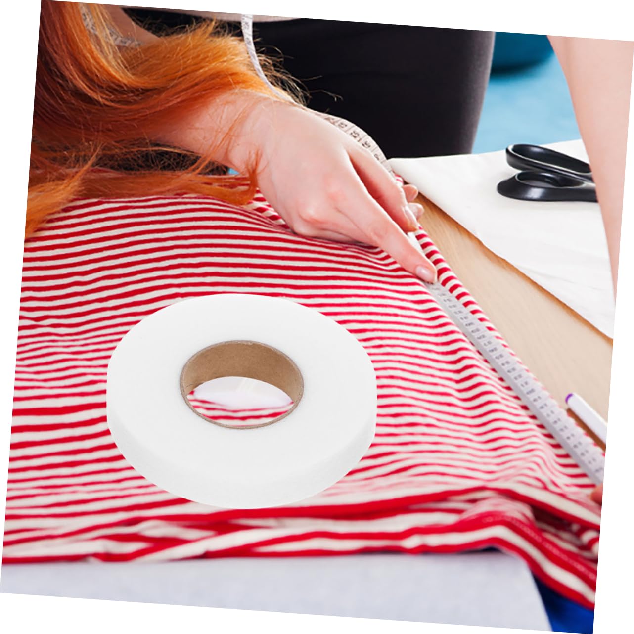 8rollos Cinta Doble Cara Para Dobladillos De Cinta De Hemming Sin Para Ropa y Manualidades