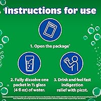 Vista 8 de Sal de Uvas Picot, Effervescent Powder Solution, Antacid, 4-Pack of 12 Antacid Packets, 4 Boxes