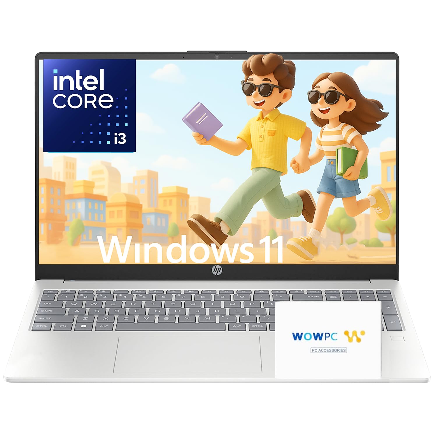 2025 Pavilion 15.6 FHD (1920 x 1080) Laptop Computer • Intel 8-Cores i3 CPU • 16GB RAM • 512GB SSD • Wi-Fi 6 • Fingerprint Reader • WOWPC Recovery USB • Windows 11 with Microsoft Office Suite