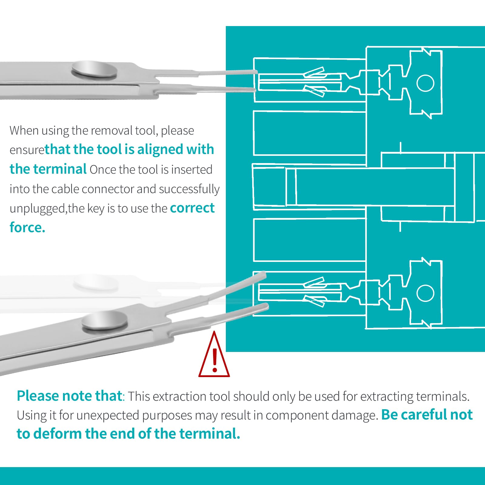Molex Ht2285 EconoLatch® Molex Pin & Socket Extraction Tool | 0.062in Crimp Terminals Molex 11-03-0002 Extractor - View #4
