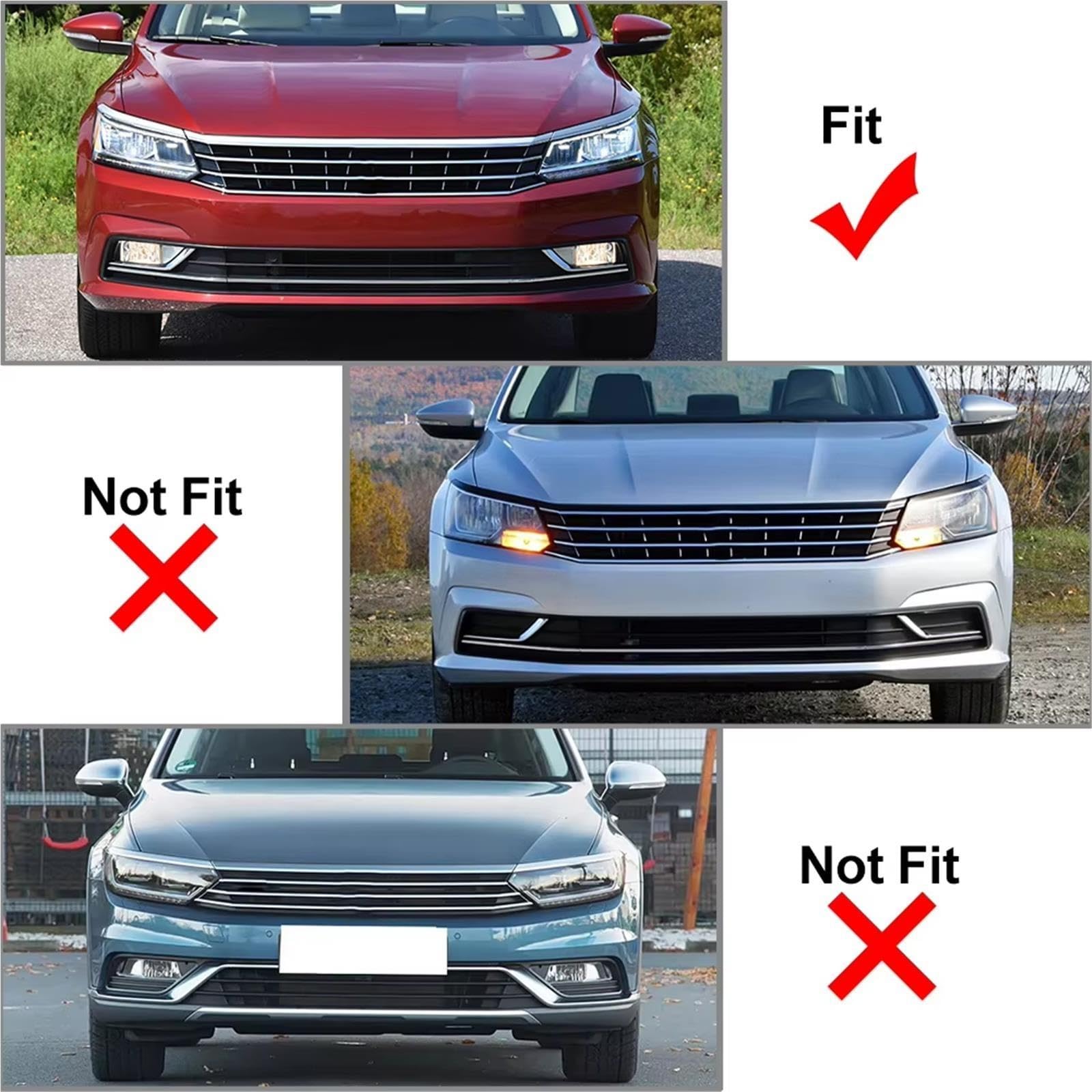 Für VW Für Passat 2016-2019 Nebellicht Rahmen