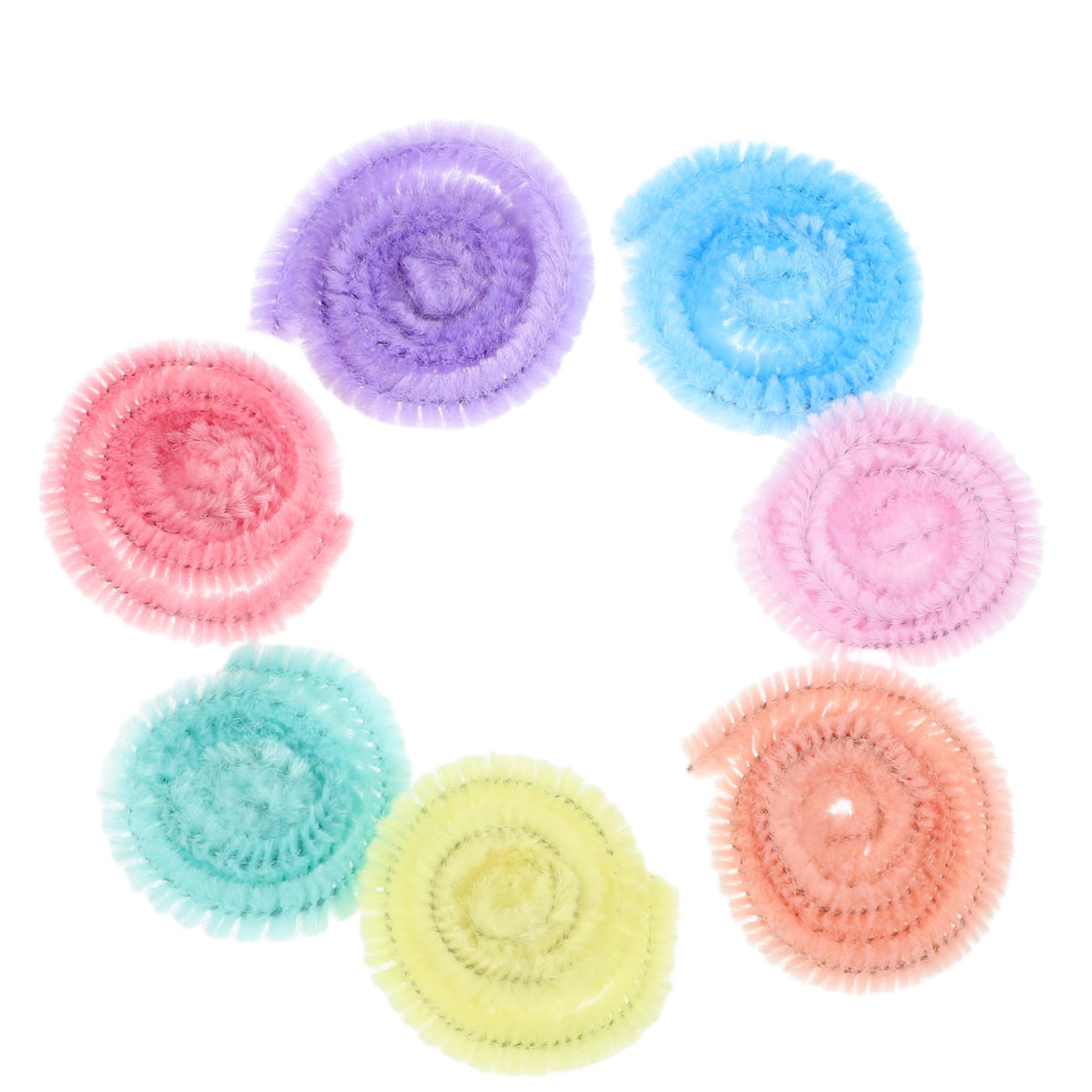 LALAFINA 300pcs Macaron Colored Twist Supplies Crafts Accessories Pastel Pipe Cleaners Twisted Stick Pipe Cleaner Flower Kit Pipe Cleaners Bulk Material Plush