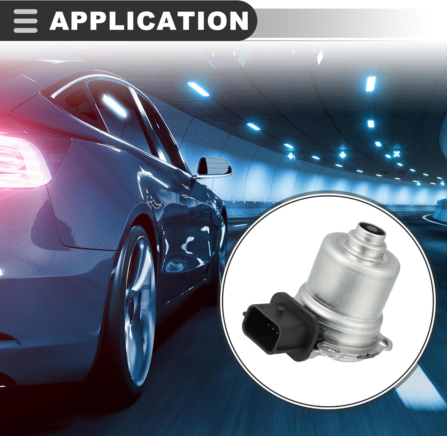 Motoforti Transmission Clutch Actuator, for Ford Focus 2012-2018, Aluminum Alloy, No.AE8Z7C604A, Silver Tone