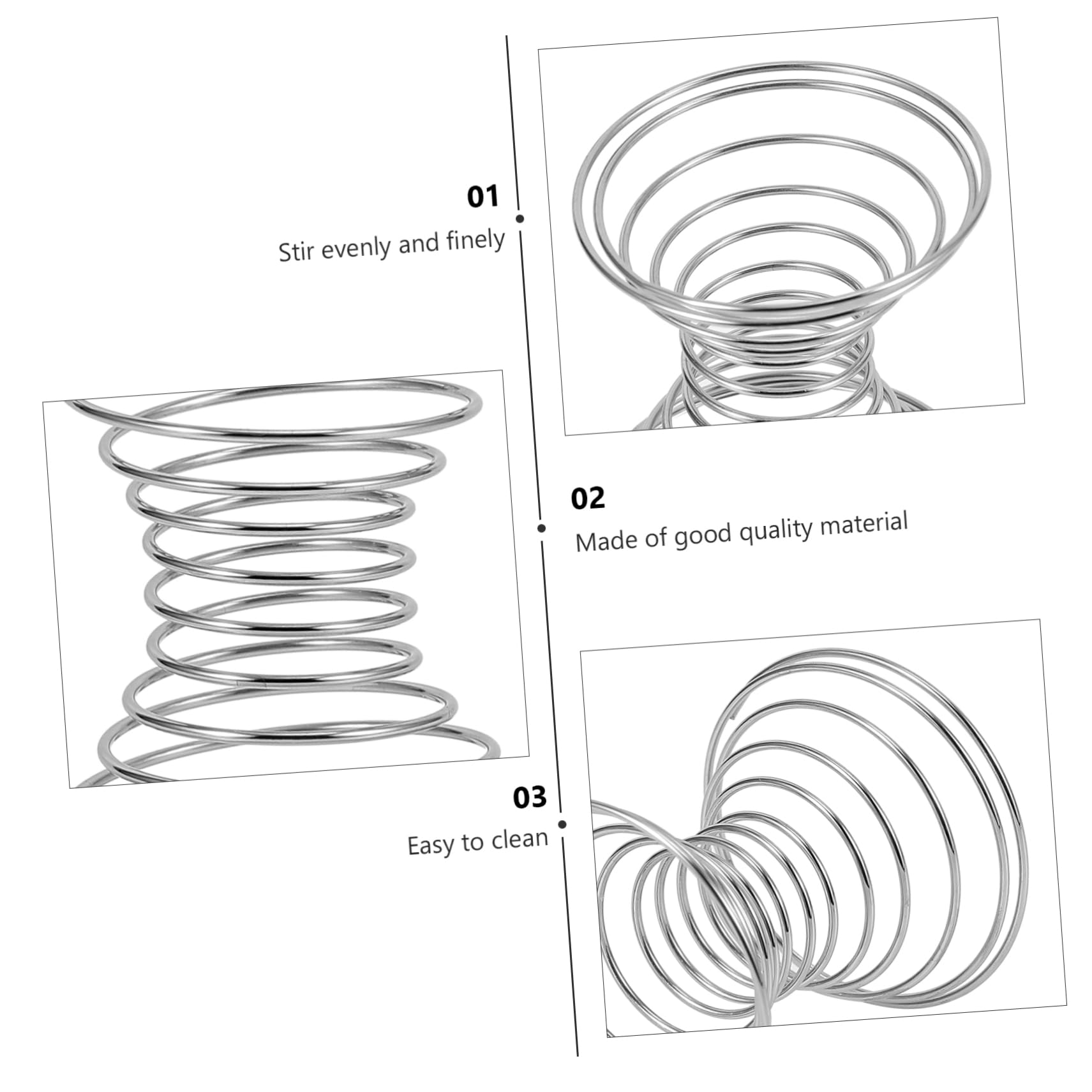 KICHOUSE 10 Pcs Spring Ball Shake Cup Ball Mixer Protein Drink Mixer Shaker Mixing Balls Shaker Bottles
