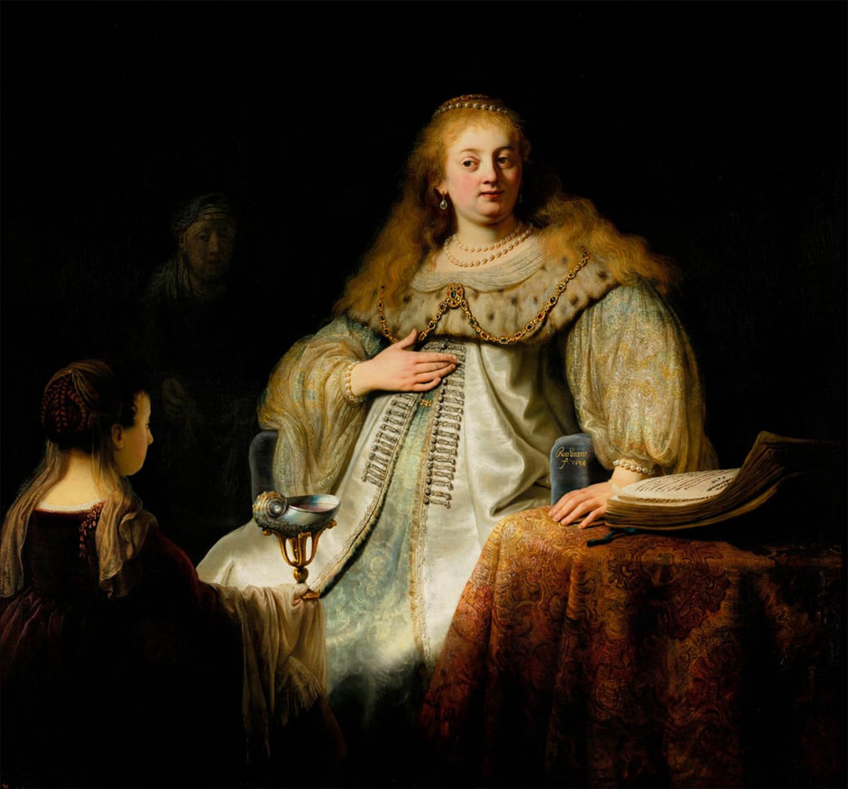 SERENDIPITP Vintage Wall Art Canvas Nordic Poster Canvas Print Picture canvas painting by Rembrandt van Rijn Wall Art Poster for Home Decor 60x90cm