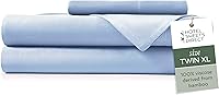 Vista 11 de Hotel Sheets Direct Juego de Sábanas de Cama de 4 Piezas, Tamaño Queen, 100% Viscosa Derivada de Bambú, Juego de Sábanas con 2 Fundas de Almohada