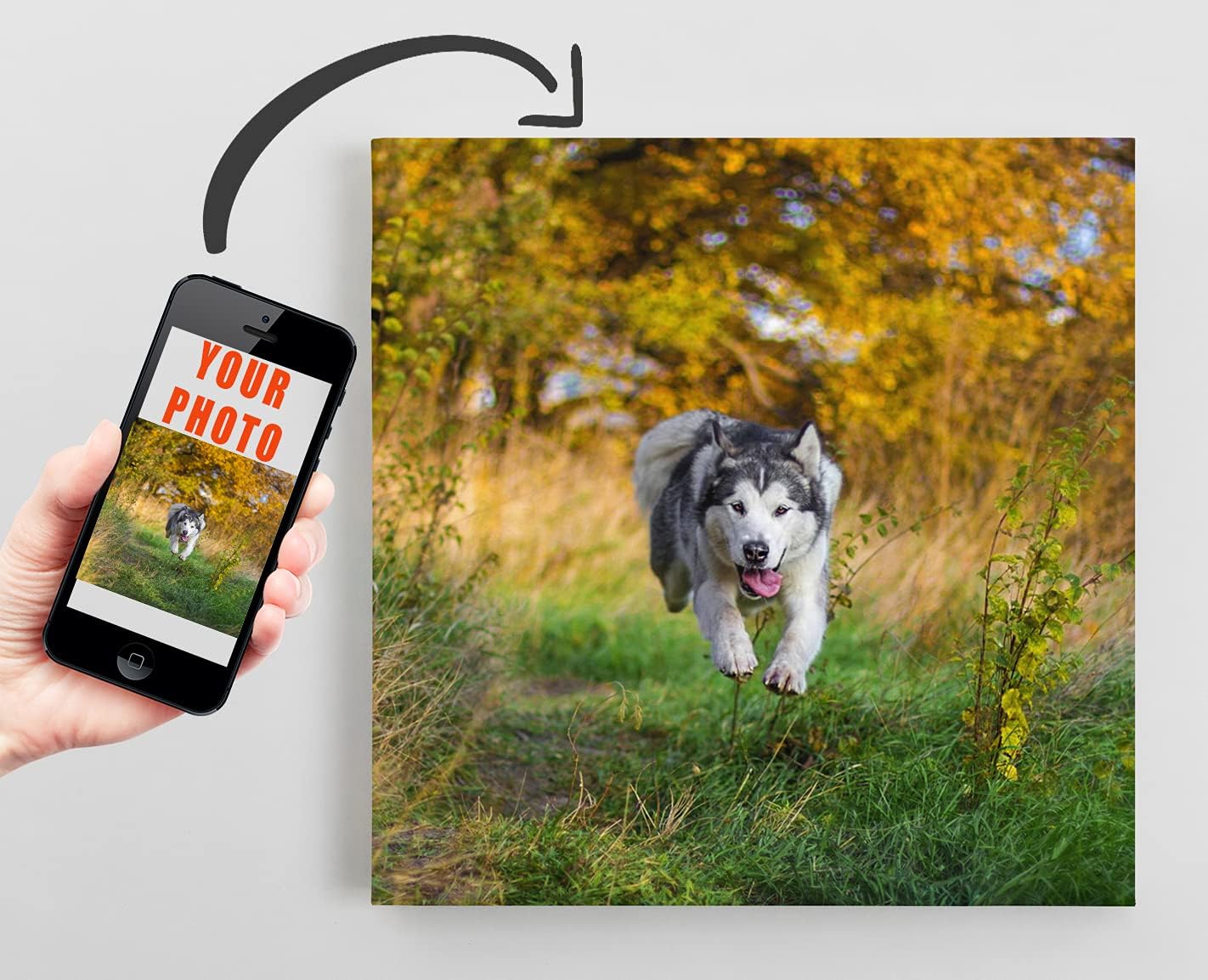 Framed Canvas Prints With Your Photo Personalized Picture