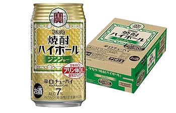 Amazon.co.jp: 宝酒造 タカラ 焼酎ハイボール ジンジャー 缶