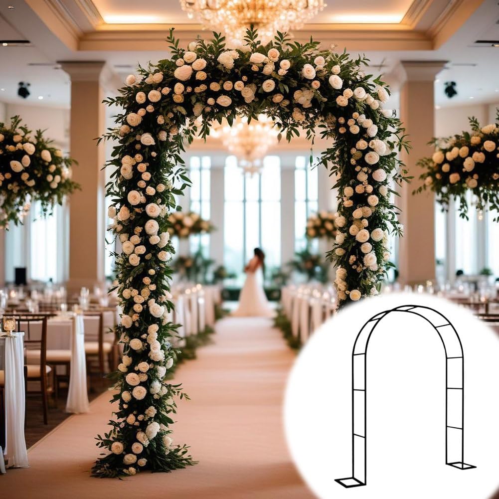 Amazon.co.jp: ベース付ローズアーチ 庭 装飾 フラワーアーチ つる性