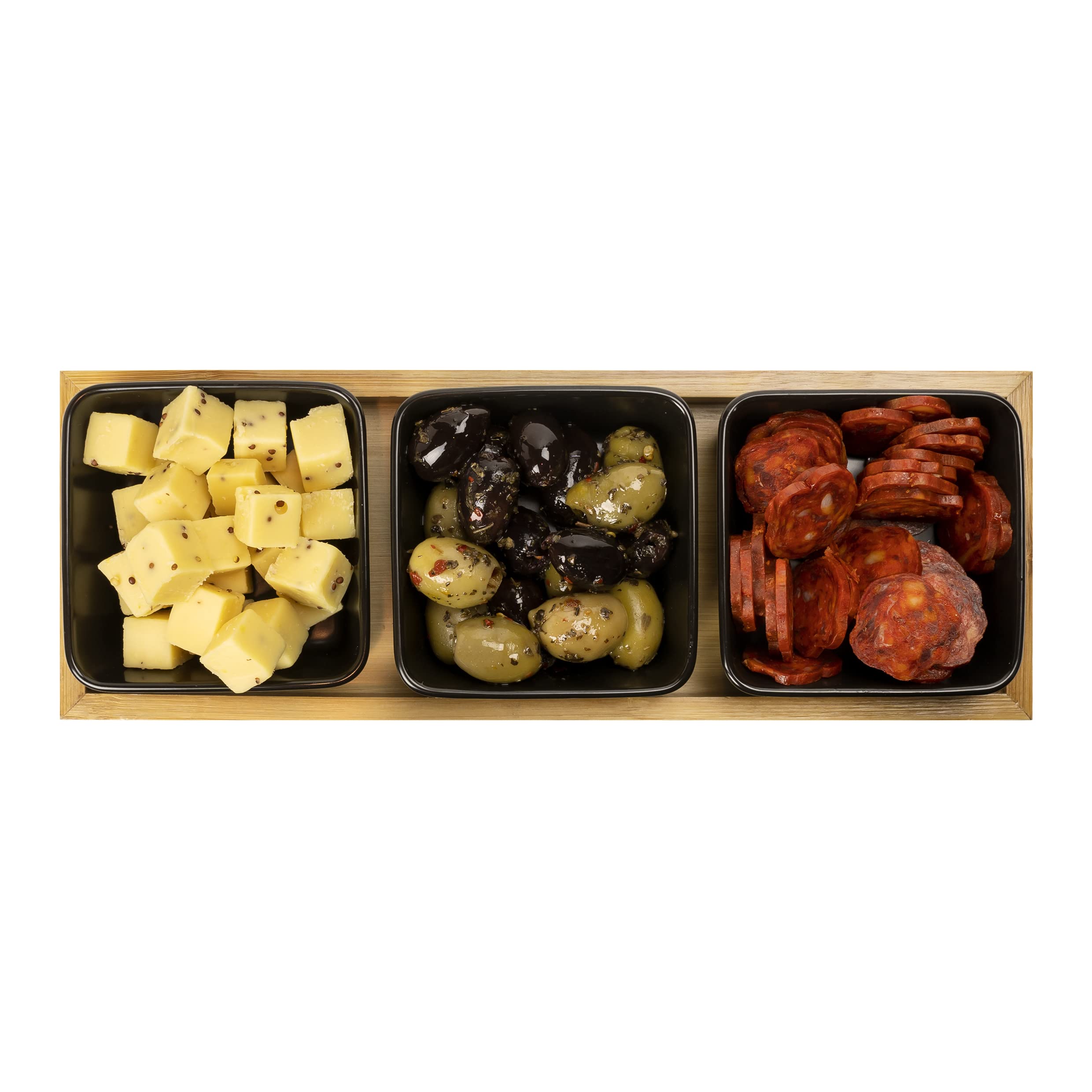 Houten tapasplank met 6 schaaltjes kopen? Slim gekozen