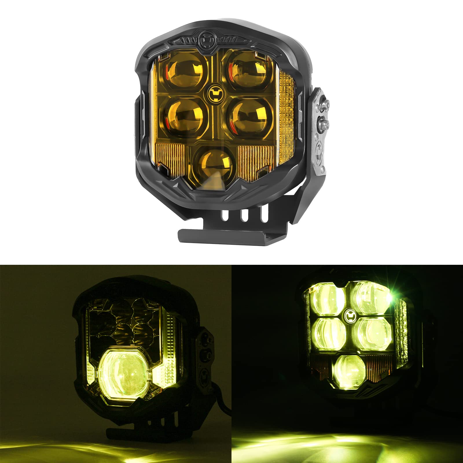 Amazon | VANCROSER 1個LED オフロードライト 7インチ 95W バンパー 