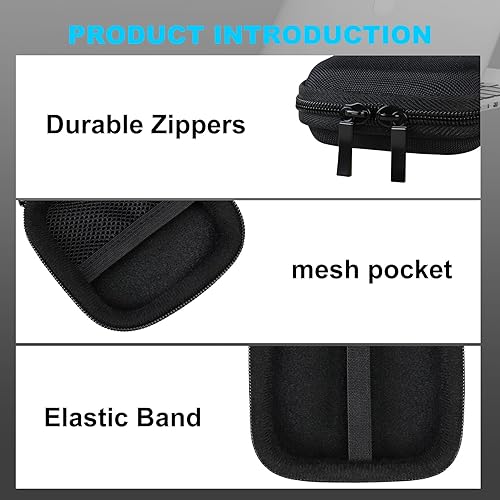 Miniatura 10 de Lacdo Estuche de transporte para disco duro Crucial X9  X9 Pro  X10 Pro portátil SSD 1TB 2TB 4TB USB 3.2 unidades de estado sólido externas a prueba