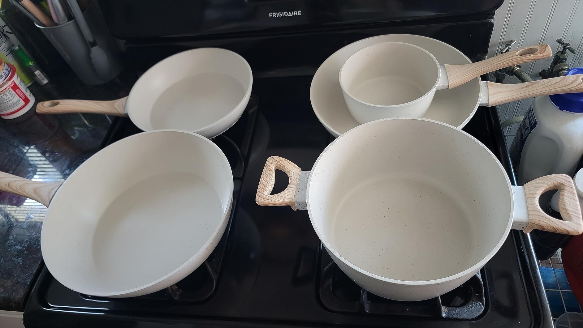 18/mo Finance SODAY Pots and Pans Set, Nonstick Kitchen Cookware