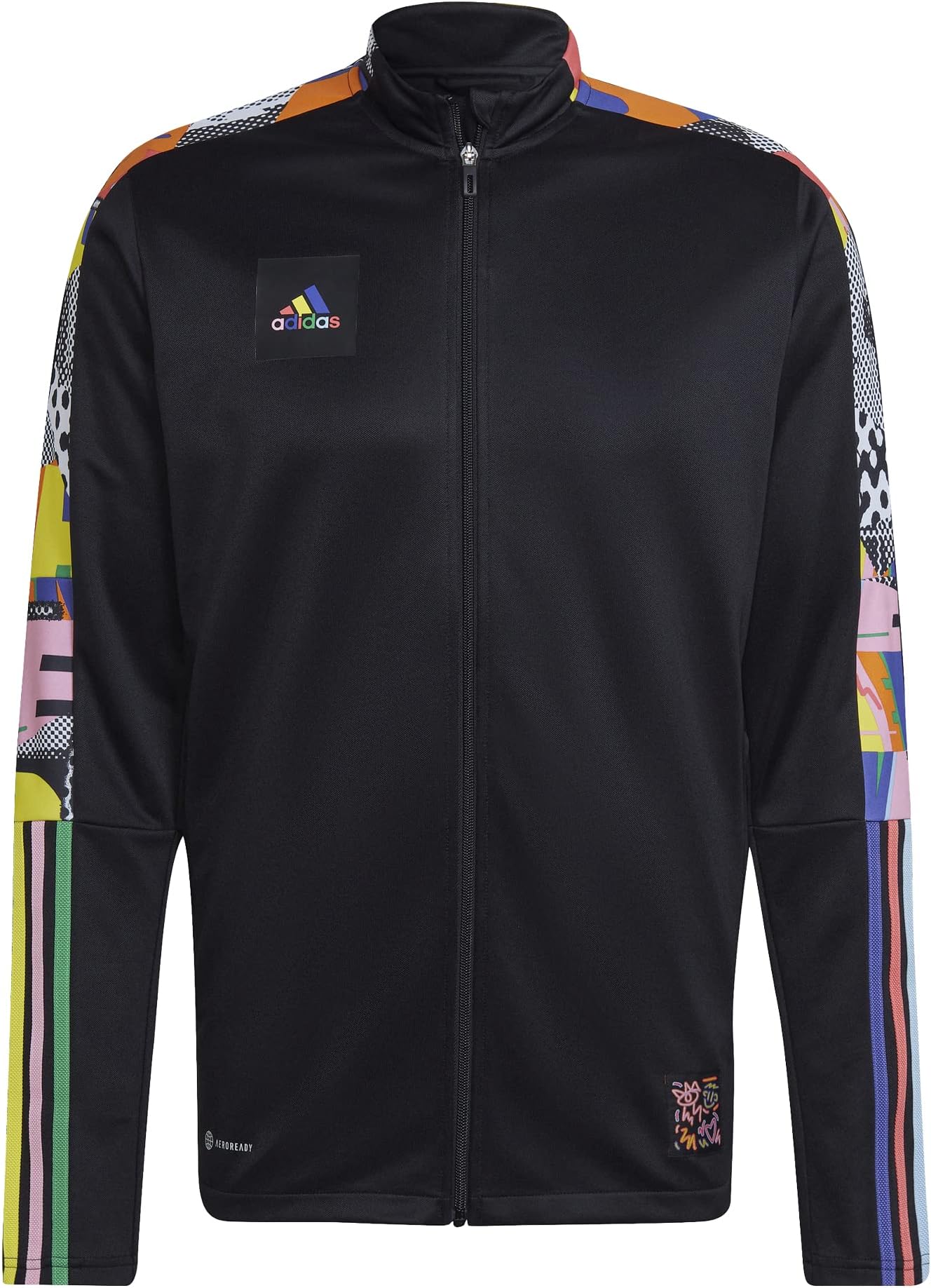 adidas reflective jacket rainbow
