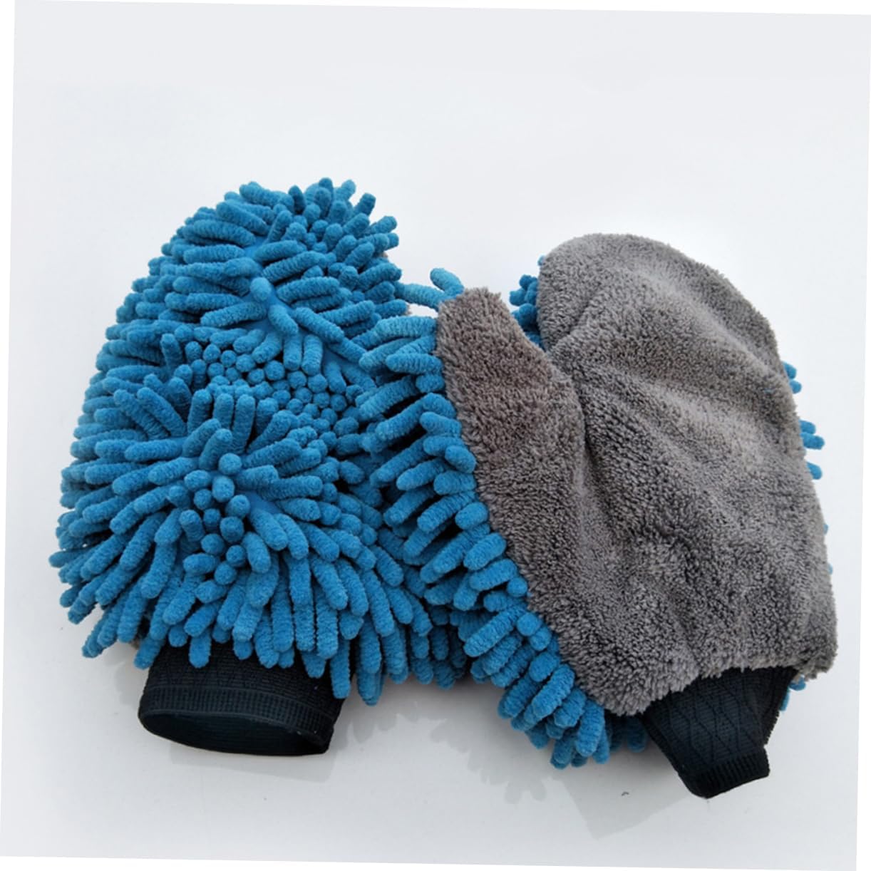 Baluue Chenille Car Wash Gloves Quick Dusting Mitt Lint Brush Gentle Car Adult Easy Storage